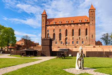 The Castle of the Teutonic Knights in Gniew. Built at the turn of the 14th Century and located near the Vistula River in northern Poland. © vivoo
