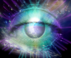 Quantum Universe and Eye of Consciousness or God