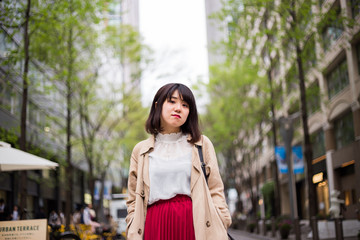 Obraz premium 笑顔が可愛い 女性