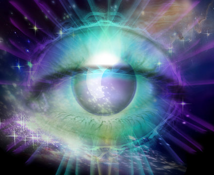Quantum Universe and Eye of Consciousness or God