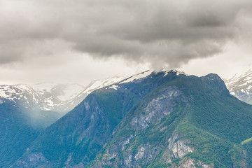 mountains landscape in Norway.