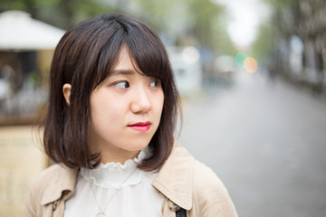 Obraz premium 笑顔が可愛い 女性