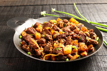 Healthy lamb roast from Indian cuisine