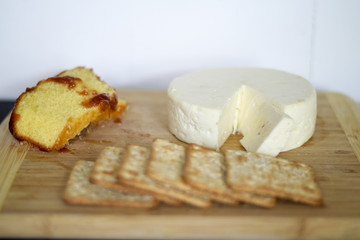 Traditional Brazilian cheese board