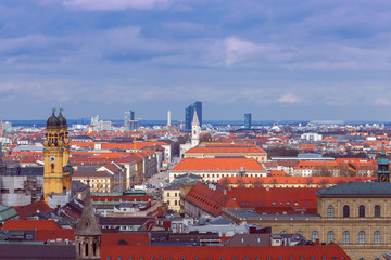 Obraz premium Aerial view of Munich.