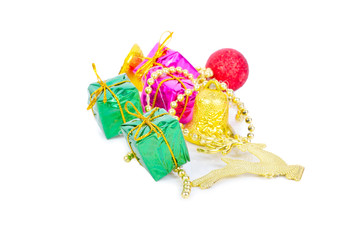 christmas decoration on a white background