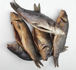 fish carp smoked salt