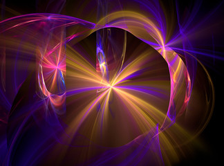 abstract multicolored fractal pattern