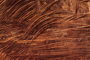 leafs fall rust brown old hard texture 