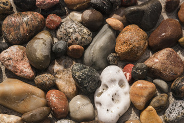 Pebbles on the beach
