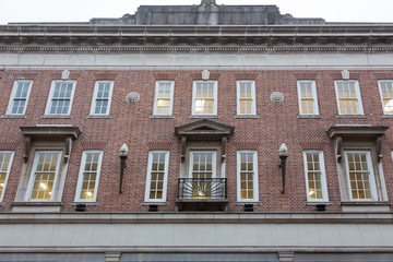 Obraz premium Brickwall facade in england