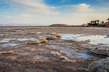 mineral, white, dead, coast, resort, sea, salt, mountain, metal, oversaturated, sky, cloud, man, oxide, solution, dark, crystals, blue, hydrochloric, deposit, green, evaporation, crystallization, seas