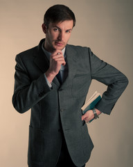 Portrait of a handsome business man