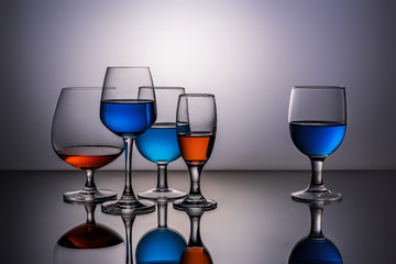 Clear Wine glasses