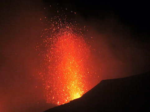 Yasur Volcano In Tanna, Vanuatu