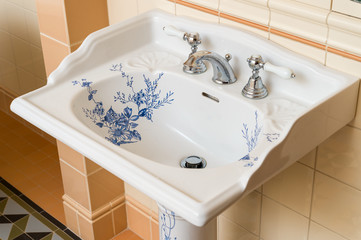 Washbasin in the bathroom