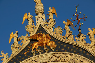 Fototapeta na wymiar Basilica of San Marco in the City of Venice, Italy