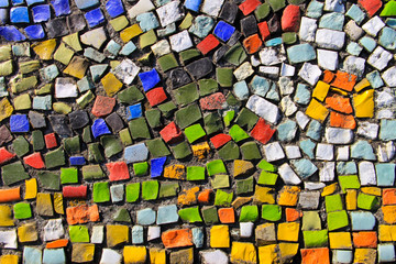 Mosaic background. Colorful ceramic tile pattern