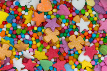 Fototapeta na wymiar Background of colored sweets,candies,lollipops