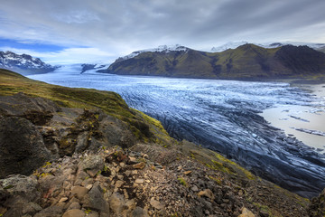 Fototapeta na wymiar Fjallsarlon glacier