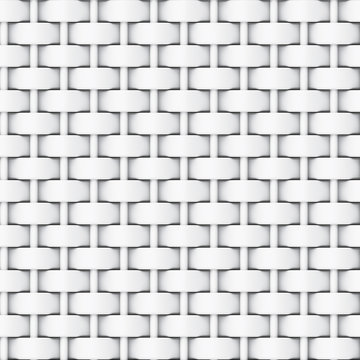 Black and white bump map of cloth for texture, 3D rendering