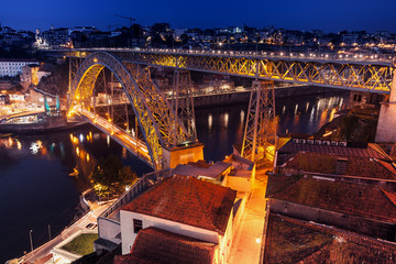 Luiz bridge in Porto, Portugal. - 149397015