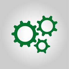 Gear icon.The development and management of business processes.