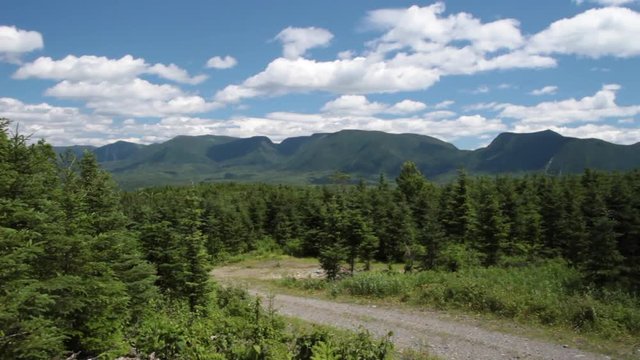Chic-choc,la chaine de montagne en gasp&eacute;sie