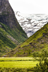 Mountains summer landscape in Norway.