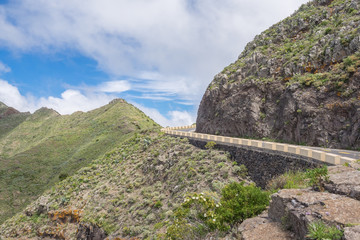 Bergstraße auf Teneriffa