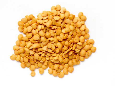Eggplant seed on white isolated background