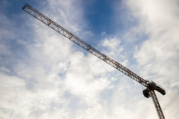 Crane at a Construction Site