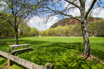 Landscape of West Rock in New Haven Connecticut