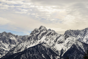 Fototapeta na wymiar Julain Alps iat spring