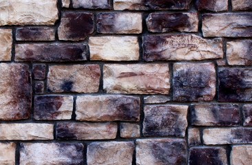 Textures  patterns and backgrounds made from stone and brick. 