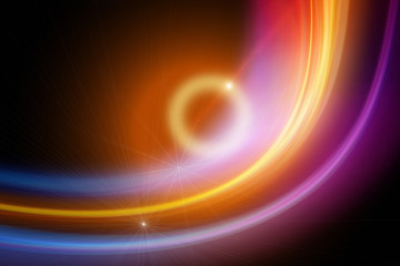 Futuristic technology wave background design with lights