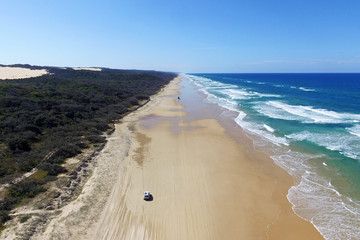 Fraser Island 2016 - aerial drone photo East Coast