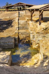 Fototapeta na wymiar Jesus Baptism Site John Baptist Bethany Beyond Jordan
