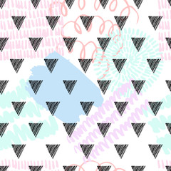 Abstract seamless pattern. Modern fashion design. Vector illustration. Good for textile design or wrapping.