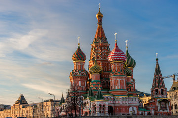 Moscow, Russia,Red square,view of St. Basil's Cathedral