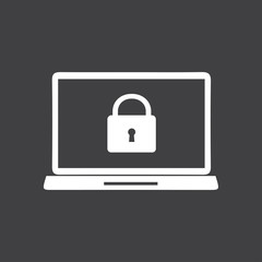 Internet security concept  icon. Identification and protection symbol.