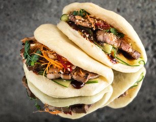 Bao bun, steamed sandwich, gua bao - 149546413