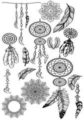 большой сет талисман, ловец снов