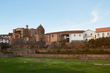 Fototapeta na wymiar Cathedral armas in Cusco