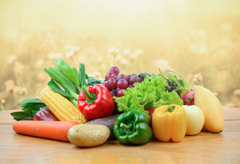 vegetables and fruits