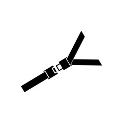 Safety belt vector icon