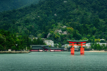 The great O-Torii of Itsukushima Shrine