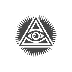Third eye, All seeing eye - Illustration