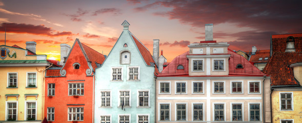 Old streets of European cities.