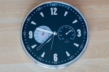 Closeup designed wall clock